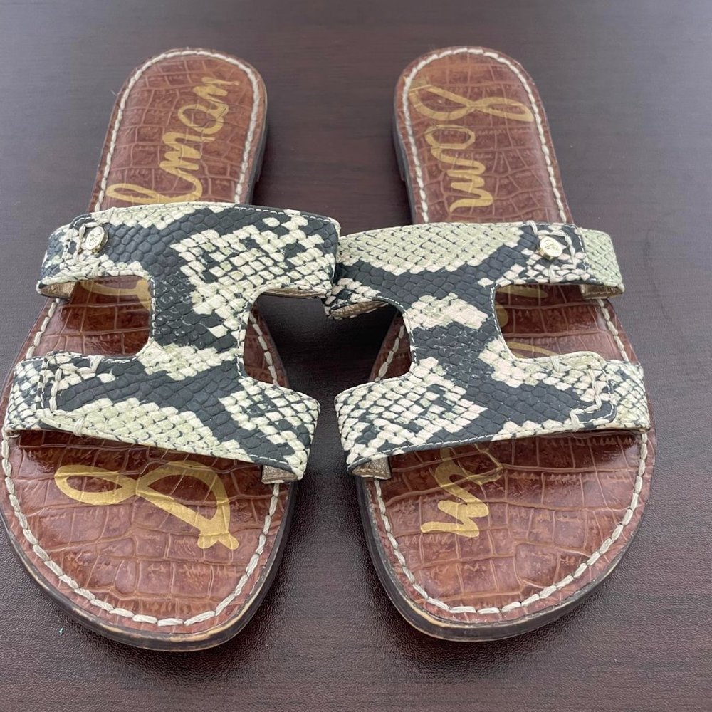 Sam Edelman Keen snake skin print sandals s 7